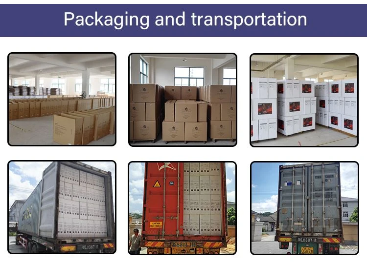 Packaging and transportation Packaging and transportation